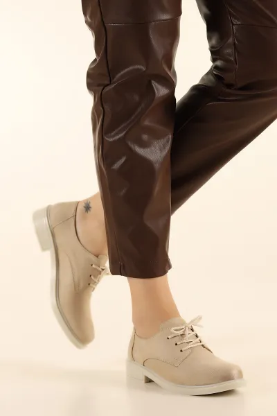 bej-suet-bagcikli-kadin-loafer-ayakkabi-307597