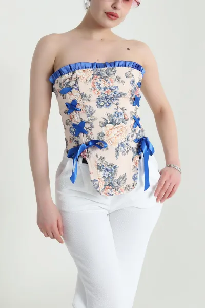 Bej Yeni Sezon Premium Kadın Dabıl Korse 462377