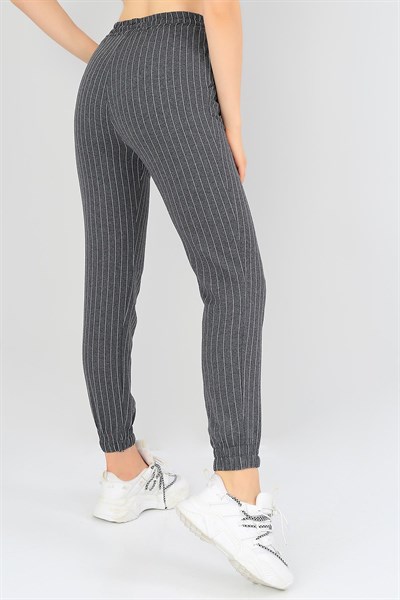 Bel ve Paça Lastikli Bayan Pantolon 37999