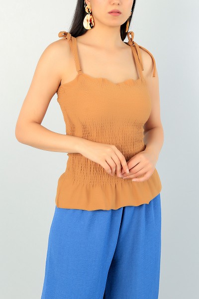 Beli Gipeli Bağlamalı Bluz 68993