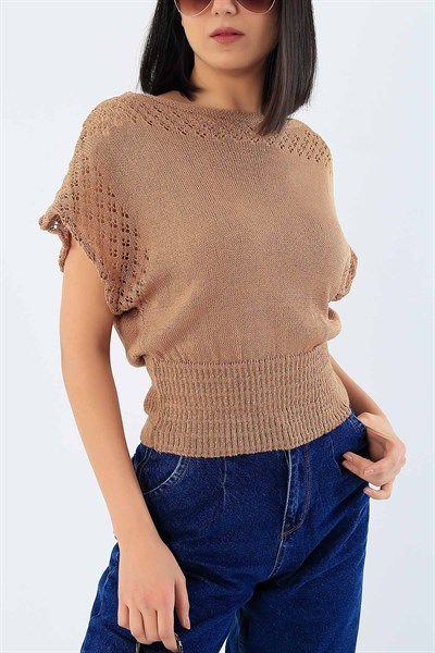Beli Gipeli Vizon Triko Bluz 28868B