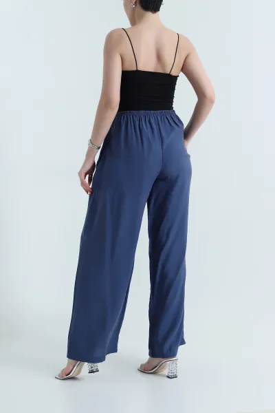 Beli Lastikli Kadın Tensel Pantolon 441935