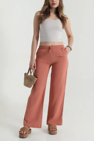 Beli Lastikli Modal Kadın Pantolon 478951