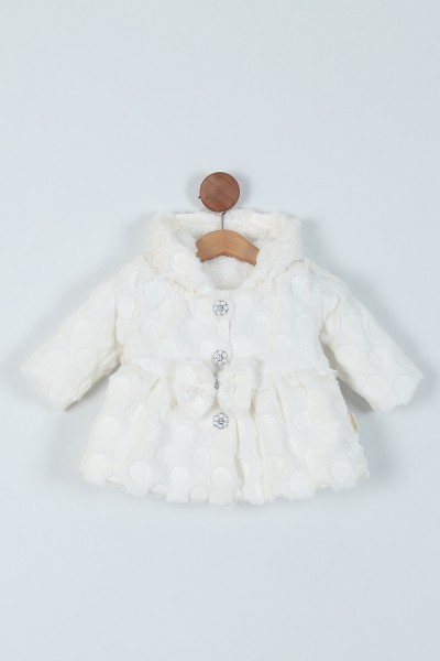 beyaz-1-4-yas-fiyonk-pelus-motifli-dugmeli-ici-kurklu-mont-216850