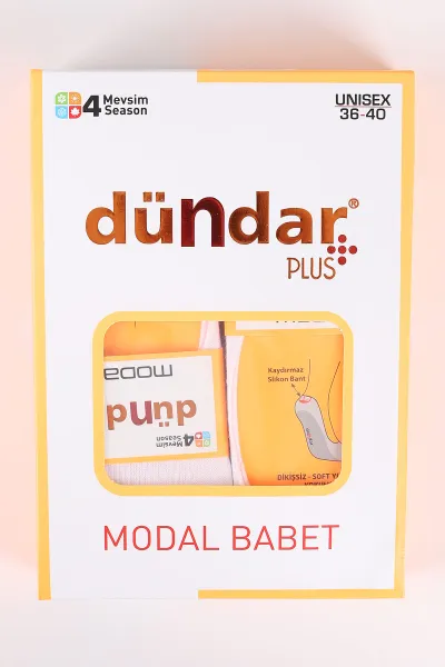Beyaz 12'li Dört Mevsim Unisex Modal Babet Çorap 36-40 465596