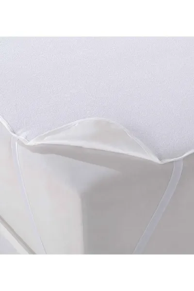 Beyaz 160x200 Sıvı Geçirmez Nefes Alabilen Yatak Koruyucu Çift Kişilik 279574