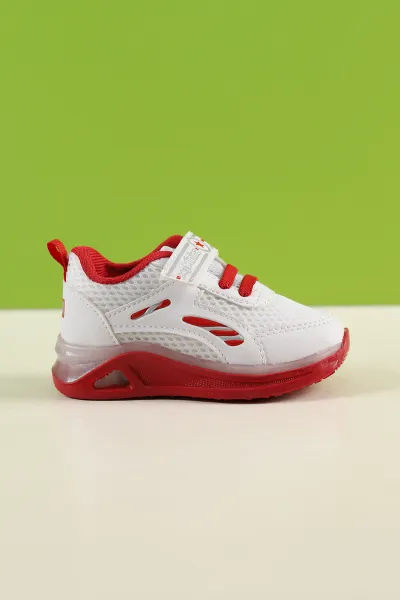 Beyaz (21-25 Bebe) Yıldız Baskılı Işıklı Bebe Spor Ayakkabı 257182