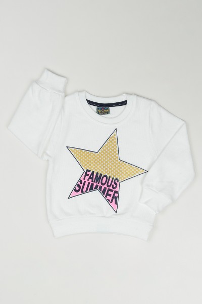 beyaz-3-7-yas-yildiz-baskili-kiz-cocuk-sweatshirt-84766