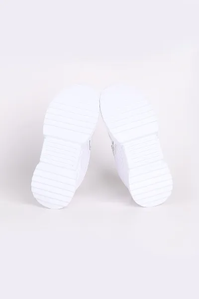 Beyaz (31-35 Filet)Kalın Taban Cırtlı Çocuk Spor Ayakkabı 346782