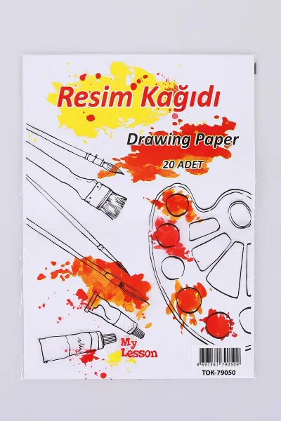 Beyaz 35x50 Cm Tokaç My Lesson 20 li Paket Resim Kağıdı 475259