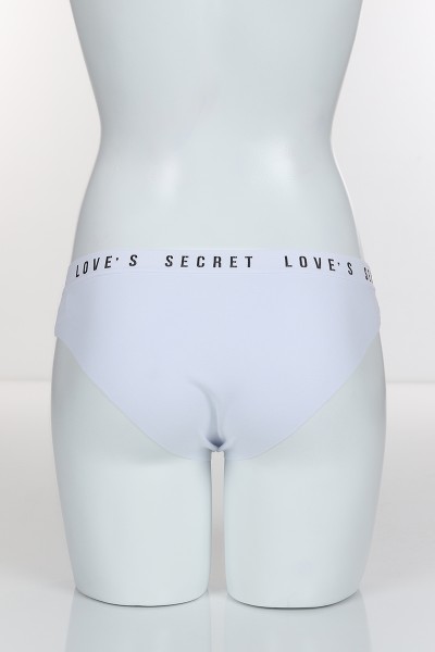 Beyaz 3909 Bikini Pamuk Lazer Bel Spor Lastikli Külot 101908