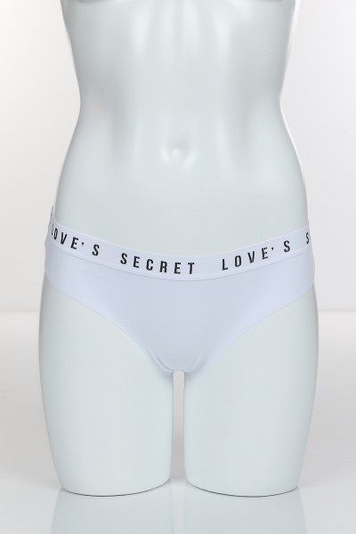 Beyaz 3909 Bikini Pamuk Lazer Bel Spor Lastikli Külot 101908