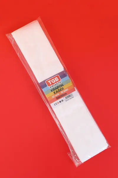 Beyaz 50x150 TGB Krapon Kağıdı 10 Adet 285663