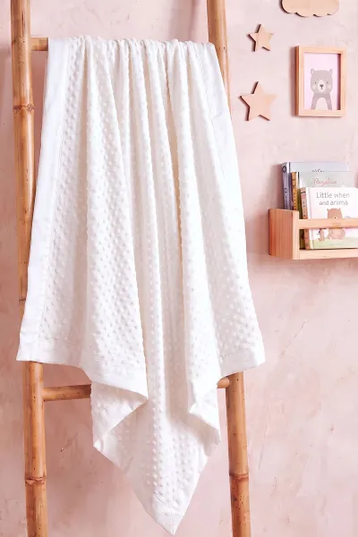 Beyaz (80*90 cm) Nohut Unisex Bebek Battaniye 498264