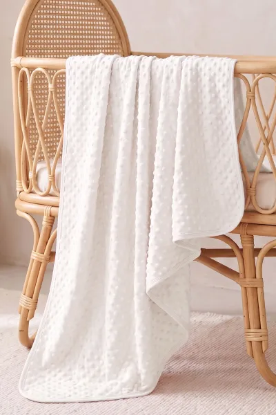 Beyaz (80*90 cm) Wellsoft Bebek Nohut Battaniye 486566