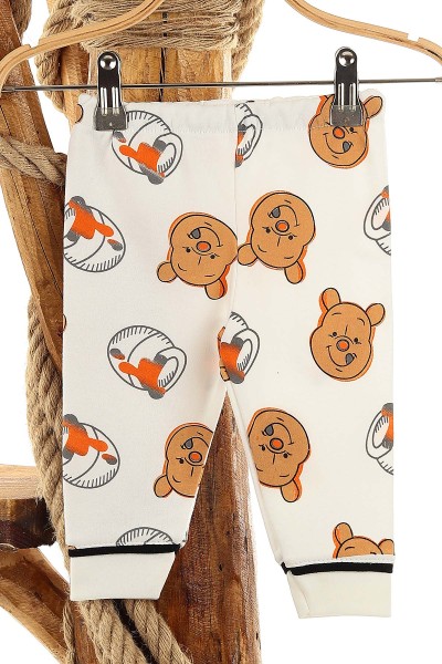 Beyaz (9-18 Ay) Gülen Ayı Pijama Takım 145124
