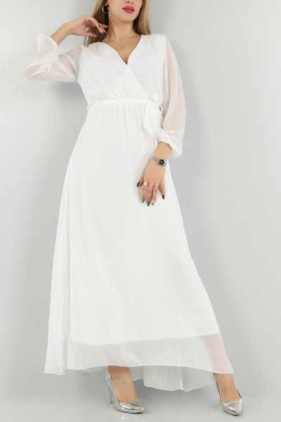 beyaz-astarli-kemerli-sifon-elbise-148318