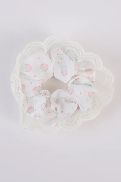 Beyaz Desenli  Simit Toka 486181