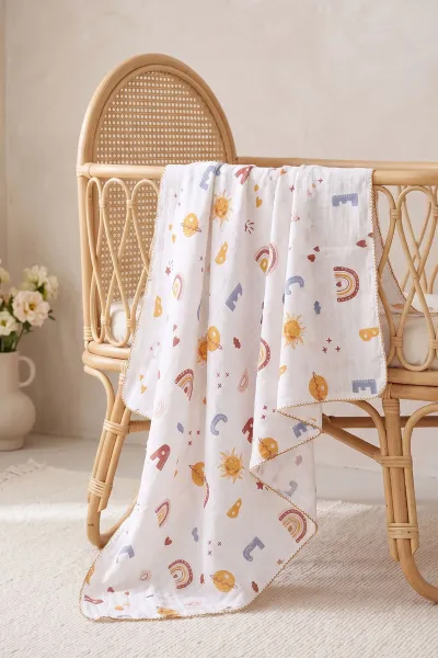beyaz-ekru-8090-cm-kenari-oyali-tek-kat-karisik-desen-muslin-bebek-battaniye-477512