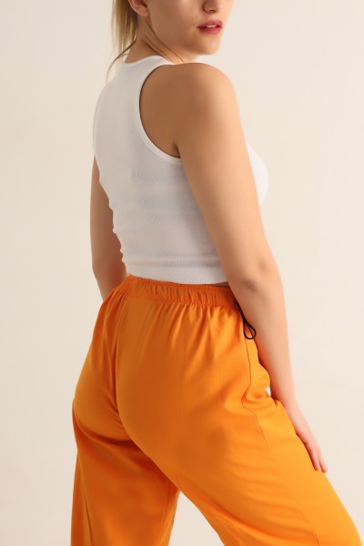 Beyaz Fitilli Bayan Crop Üst 181454