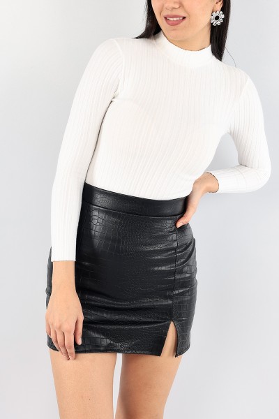 Beyaz Fitilli Bayan Triko 91004