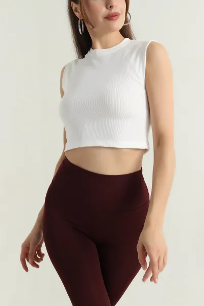 Beyaz Fitilli Kadın Bluz 382981