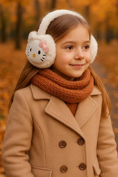 beyaz-fiyonklu-kedicik-nakisli-pelus-cocuk-kulaklik-410850