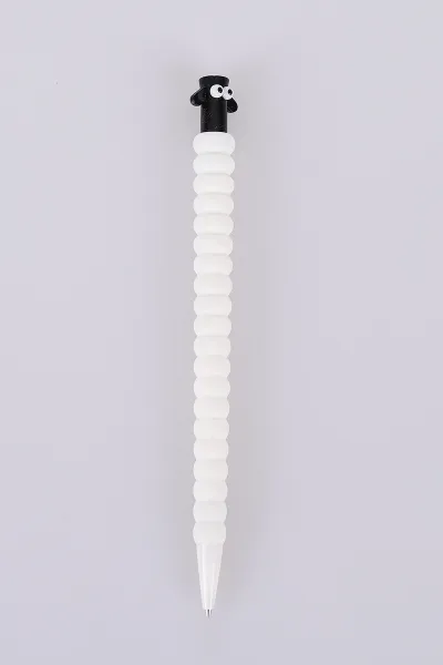 Beyaz Gıpta Kuzu Figürlü Versatil  0.7 Mm Uçlu Kalem 475128