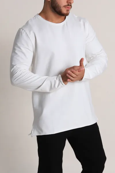 beyaz-iki-ip-yirtik-yaka-detayli-basic-erkek-sweatshirt-299823