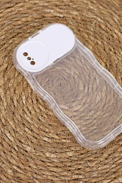 Beyaz İphone XS Uyumlu Light Şeffaf Yumuşak Ayna Özellikli Telefon Kılıfı 404030