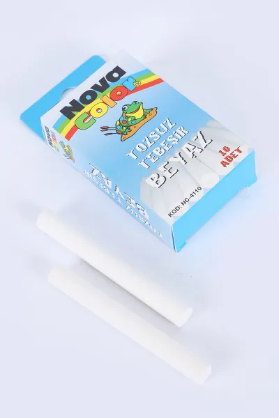 Beyaz Novacolor 10'lu Tozsuz Tebeşir 387501
