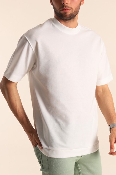 Beyaz Oversize Erkek Tişört 181814