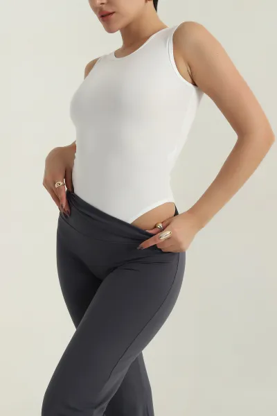 Beyaz Oysho Kadın Zıbın Bluz 411432