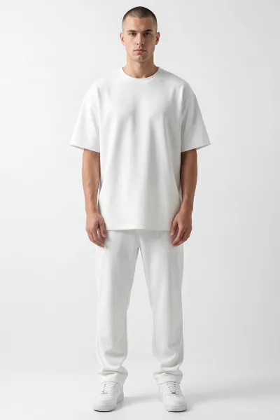 beyaz-oysho-kumas-oversize-erkek-ikili-takim-454513
