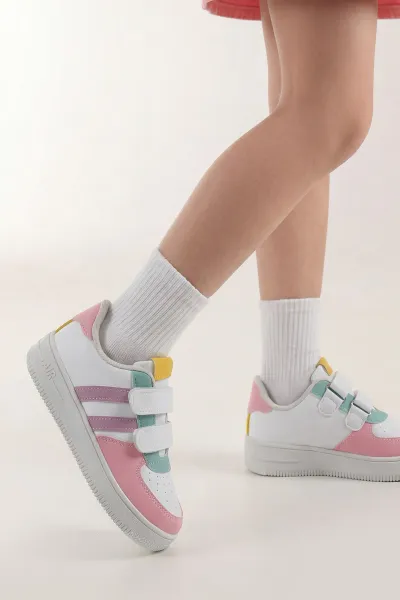 beyaz-pembe-30-35-cirt-bantli-kiz-cocuk-spor-ayakkabi-440609