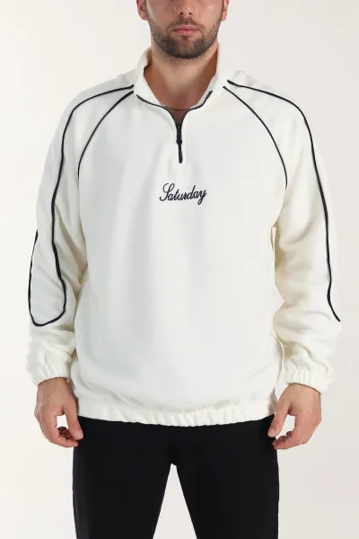 beyaz-polar-kumas-yarim-fermuarli-yazi-detayli-erkek-sweatshirt-408553