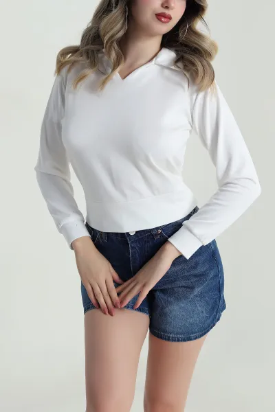 beyaz-polo-yaka-oysho-kadin-bluz-486679