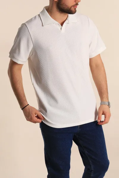 beyaz-regular-fit-fitilli-doku-patli-polo-yaka-erkek-tisort-270581