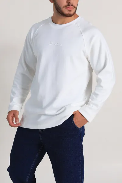 beyaz-relaxed-fit-iki-ip-yazi-detayli-basic-erkek-sweatshirt-299895