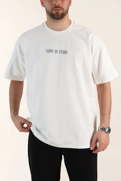 beyaz-relaxed-fit-interlok-kumas-yazi-detayli-erkek-tisort-359318