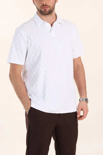 beyaz-relaxed-fit-kare-dokulu-dugmeli-polo-yaka-erkek-tisort-358175