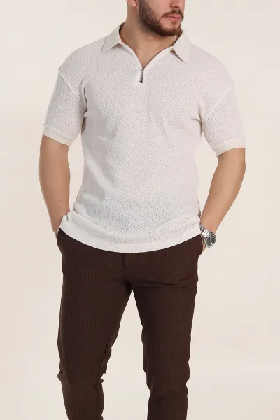 beyaz-relaxed-fit-mikro-delikli-fermuarli-polo-yaka-erkek-tisort-352005