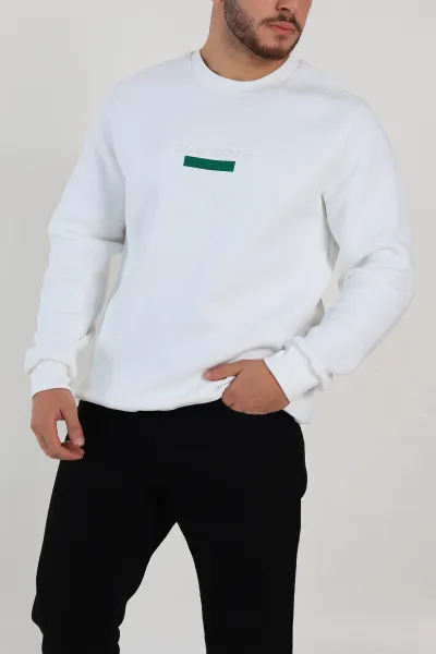 beyaz-relaxed-fit-uc-ip-sardonlu-yazi-detayli-erkek-sweatshirt-310491