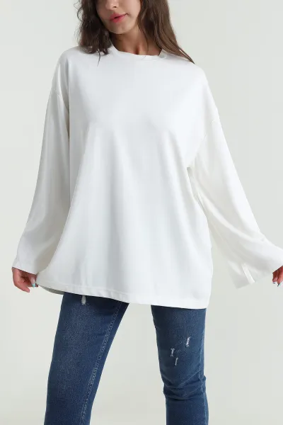 beyaz-salas-bisiklet-yaka-oysho-kadin-tunik-484728