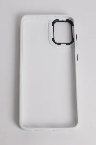 Beyaz Samsung A05 Kabarcık Serisi Şık Silikon Telefon Kılıfı 352513