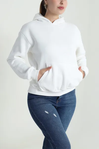 beyaz-sardonlu-uc-ip-kadin-fermuarsiz-sweat-484585