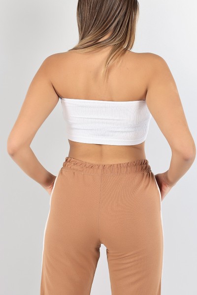 Beyaz Straplez Bandeo 97074