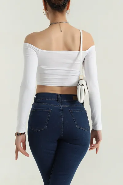 Beyaz Süprem Kadın Bluz 387609
