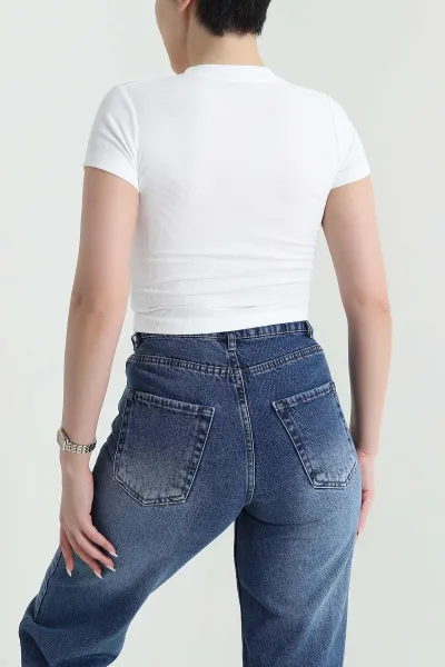 Beyaz Taşlı Ottoman Kadın Bluz 450067