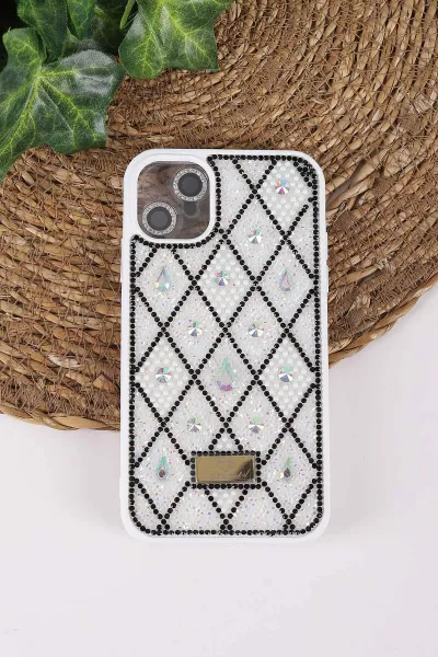 beyaz-teknocase-iphone-11-uyumlu-dlr-diamond-case-serisi-lens-hediyeli-premium-sert-silikon-telefon-kilifi-430341